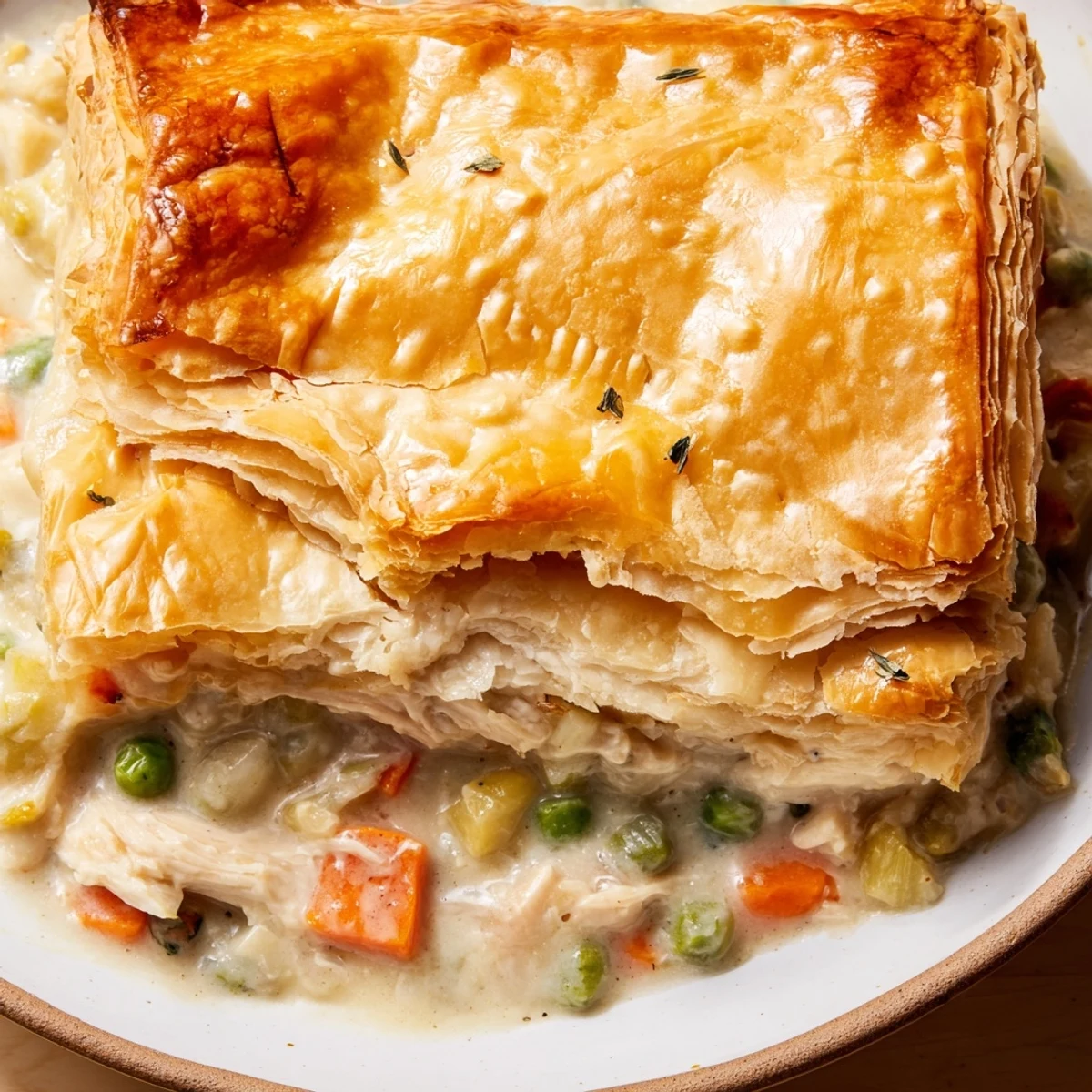 Served warm with a spoon, this homemade turkey pot pie is the ultimate comfort food dinner.