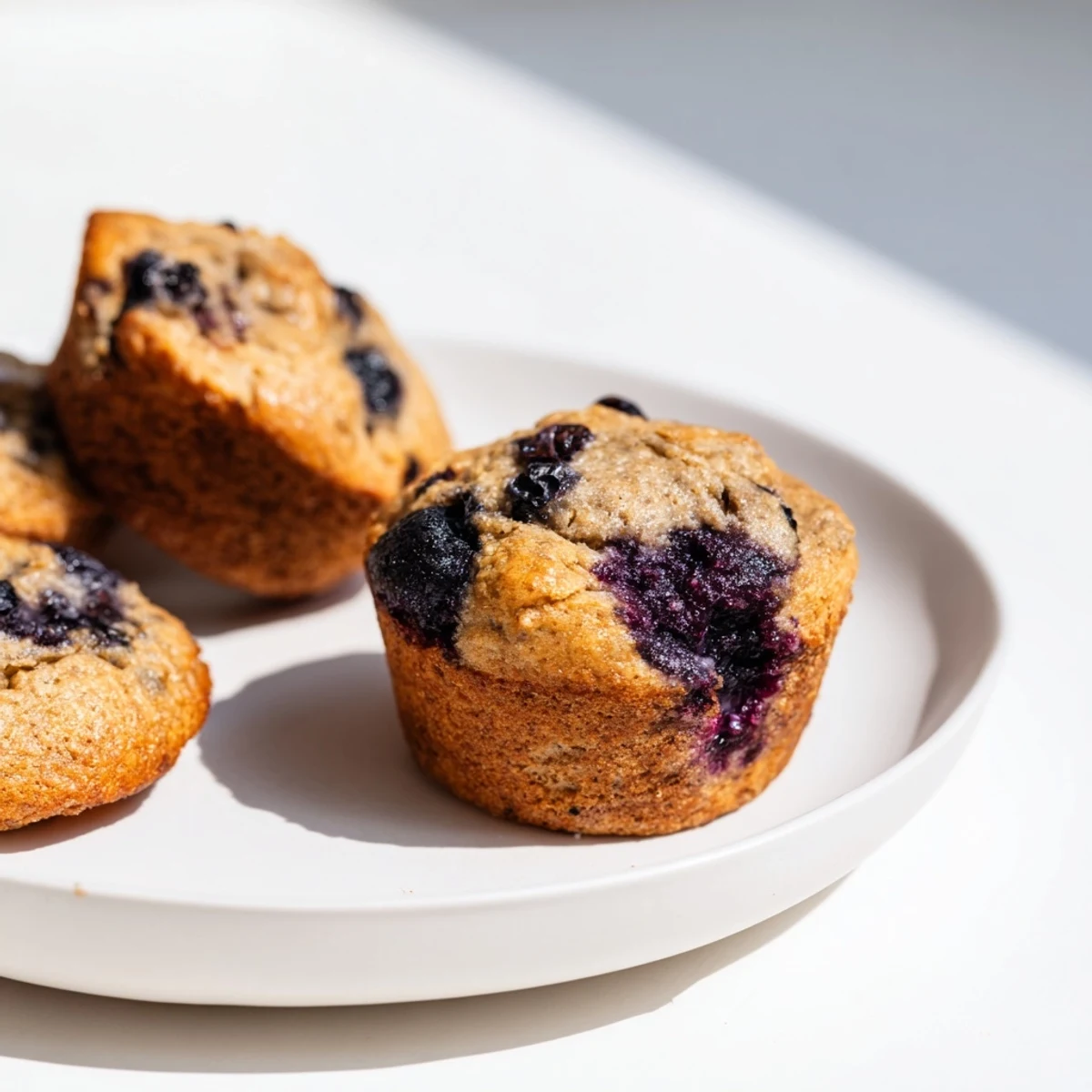Blueberry Protein Muffins with Greek Yogurt are perfect for a quick high-protein breakfast or snack.