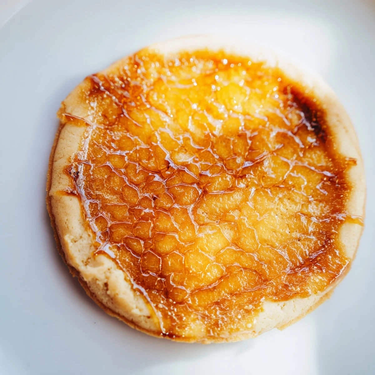 Golden caramelized sugar tops these soft creme brulee cookies with crackly texture.