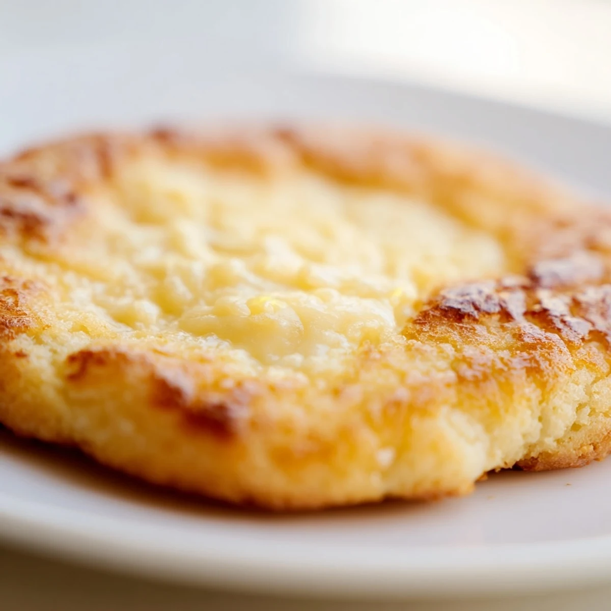 Creamy vanilla-filled creme brulee cookies with crispy burnt sugar topping on rustic parchment.