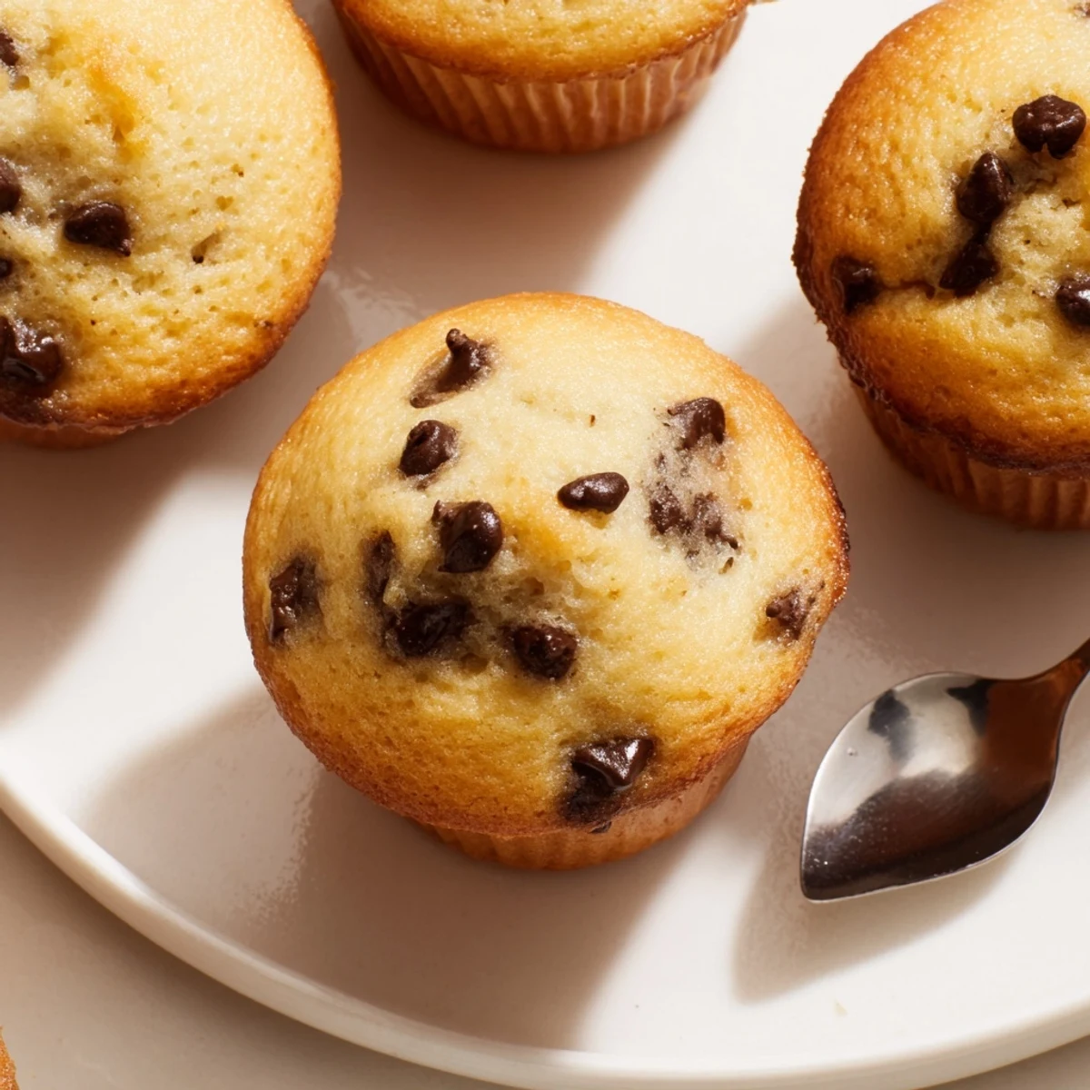 Little Bites Mini Muffins steaming on a wire rack, golden and tender.